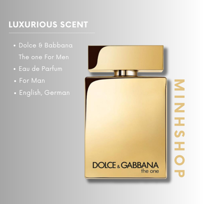 Nước Hoa Dolce & Gabbana The One Gold Intense For Men Eau de Parfum for Men [3423222026004]