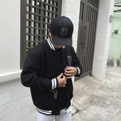 Áo khoác Varsity Martini x New York Black/White new ARRIVAL