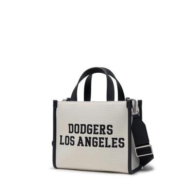 Túi MLB Korea Varsity Jacquard Tote Bag LA Dodgers ''Cream'' [3AORS024N 07CRM]