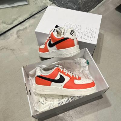 Giày Nike Air Force 1 Low By You Custom Orange White [DN4162 991]