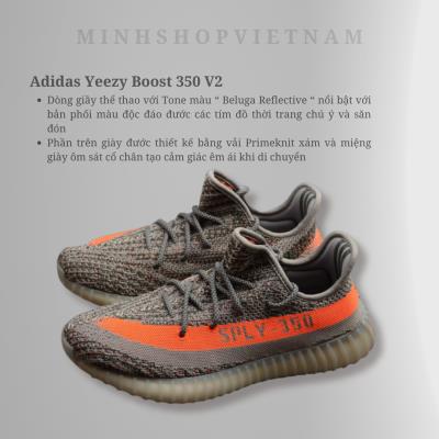 Giày adidas Yeezy Boost 350 V2 "Beluga Reflective" [GW1229]