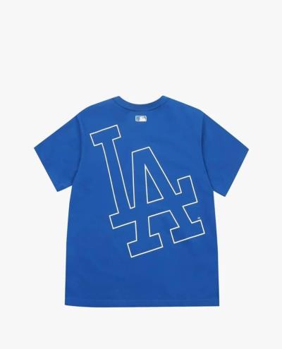 Áo thun MLB Mega Logo Over Fit LA Dodgers ‘Blue’ [31TS33131 07U]