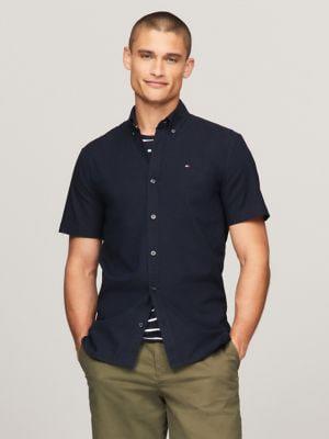 Áo Sơ Mi Tommy Hilfiger Short Sleeve BLack [78J8436 411]