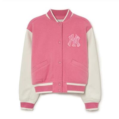 ÁO KHOÁC MLB  Varsity Jacket NEW YORK YANKEES 'PINK'  [ 3FJPV0134 50PKS ]