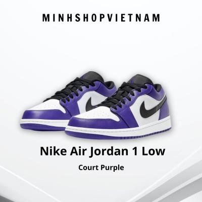 ~Sale Giày Nike Air Jordan 1 Low "Court Purple" GS  ** [553560 500]