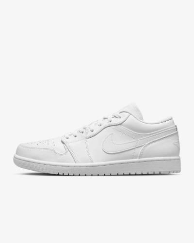 Giày Nike Air Jordan 1 Low Triple White [553558 136]