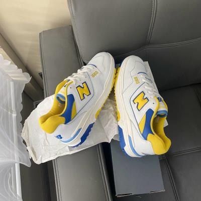 ~Sale Giày New Balance 550 White/Yellow/Blue-- FLAW_ Discount