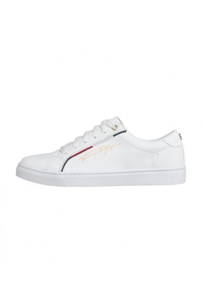 Giày Tommy Hilfiger Signature White [FW0FW06322]