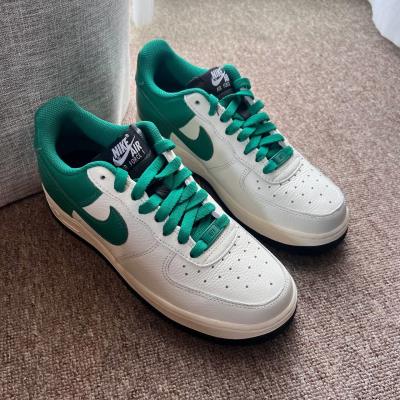 Giày Nike Air Force 1 Custom Low By You White Logo Green Cust [DV3907 900] - Image 1
