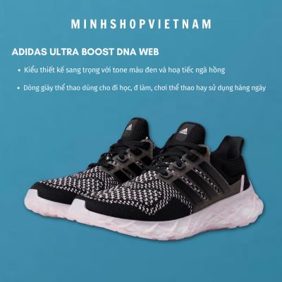 Giày Adidas Ultra Boost DNA Web black Pink [GY9093]