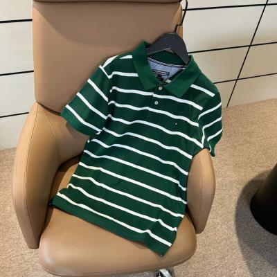 Áo Polo Tommy Hilfiger Slim Fit Striped Green [8535233650 GH]