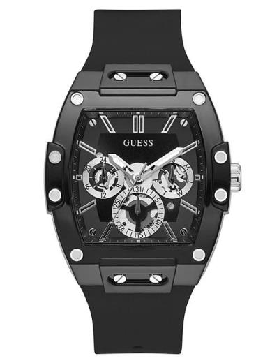 14414 - Đồng Hồ Guess Phoenix Black Silicone Men's Watch