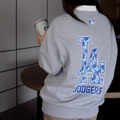 Áo Sweater MLB Big Logo LOS ANGELES DODGERS Grey/Blue [3amtm0131 07mgs]