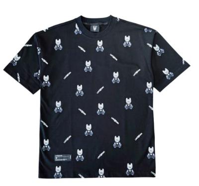 Áo Thun Life Work Monogram Black [LW232TS089]