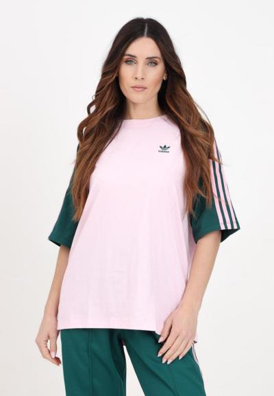 Áo thun Adidas Originals cotton t-shirt Blocked Tee OS 'pink' [ IM9813 ]