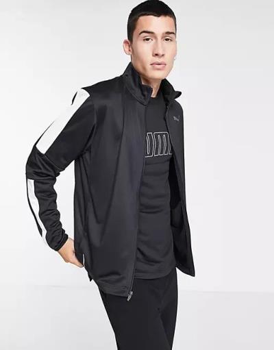 Áo Khoác PUMA Blaster Jacket Black White [ 586279 01 ]