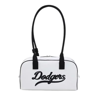 Balo - Túi Xách 21049 - Túi MLB Official Varsity Culsive Denim Shoulder Bag LA Dodgers 'Cream '