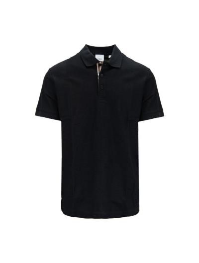 Áo Polo Burberry Basic Hidden Signal 'Black' [8084396]