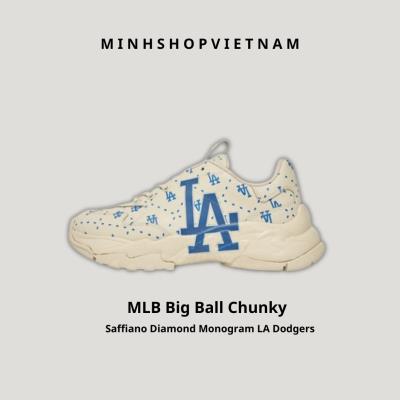 Giày MLB Big Ball Chunky Saffiano Diamond Monogram LA Dodgers [3ashms13n 07ivs]