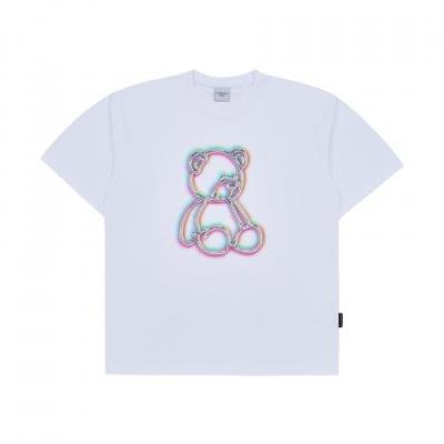 Áo Thun ADLV - METAL LINE BEAR SHORT SLEEVE T-SHIRT WHITE [ssamlb wht]