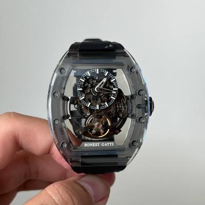 Đồng Hồ Bonest Gatti Transparent machine 'Black'  [BG-9960.B] [BG9960 A1] - Image 1