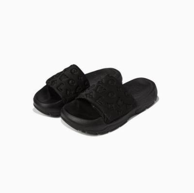 Dép Life Work Unisex_Space Run Multi Radogram Slide 'BLACK'   [LW245SH113]