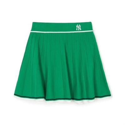 Váy MLB Vasity Sportive Knit New York Yankees Flared Skirt ''Green'' [3FSKV0343 50GNN]