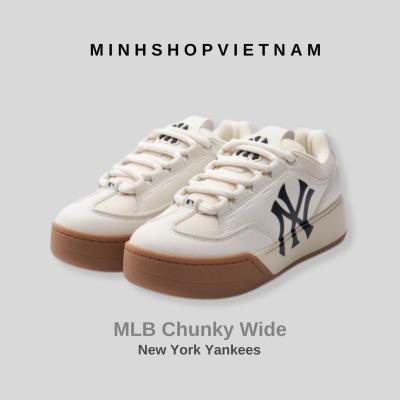 Giày MLB Chunky Wide New York Yankees 'WHITE / GUM' [ 3asxccw3n 50crs]