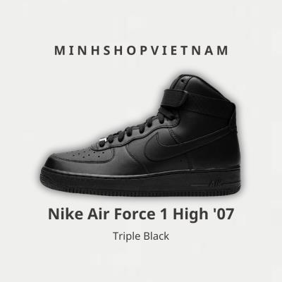 Giày Nike Air Force 1 High '07 Triple Black [CW2290 001]