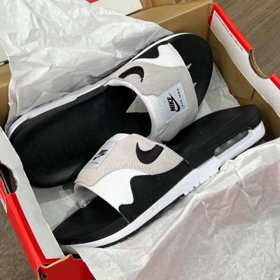 Dép Nike Air Max 1 White / Black [DH0295 102]