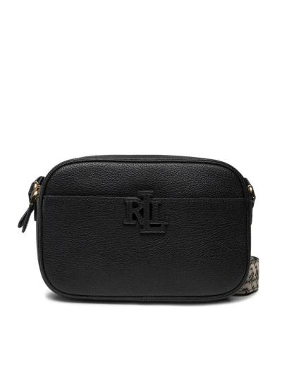 Túi Ralph Lauren Carrie 24 Leather Handtasche ''Black''