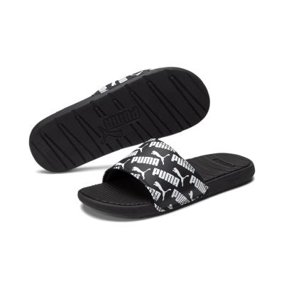 Dép Puma Cool Cat Bold 2 Slide 'Allover Logo - Black White' - [382463 02] [ O ]