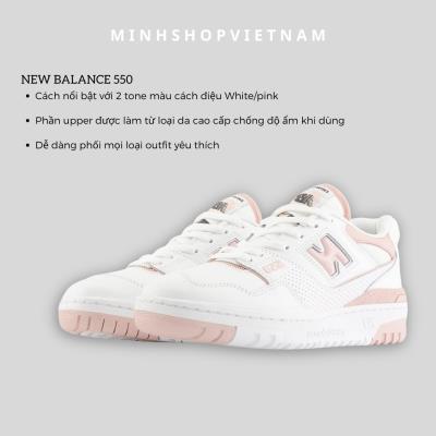 Giày New Balance Wmns 550 ‘White Pink’ [BBW550BP]