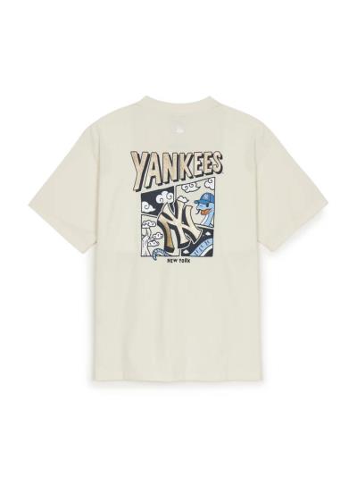 21739 -Áo thun MLB New York Yankees Snake New Year 2025 ''Cream'' [3ATSQ0251 50CRS]