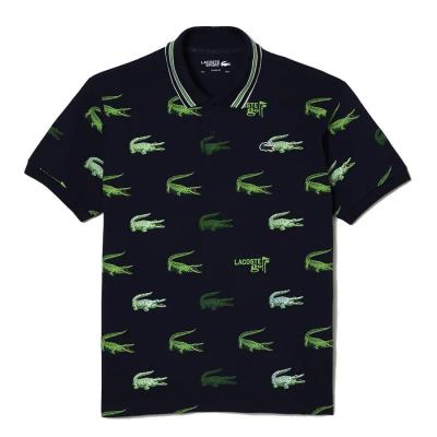 Áo Polo Lacoste Croc Print Golf ''Dark Navy'' [DH5181 51 XIF]