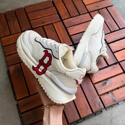 #SALE Giày MLB Chunky Runner Boston Red Sox Ivory [3ashrj13n 43ivs] - SALE  FLAW_ Discount - Image 1