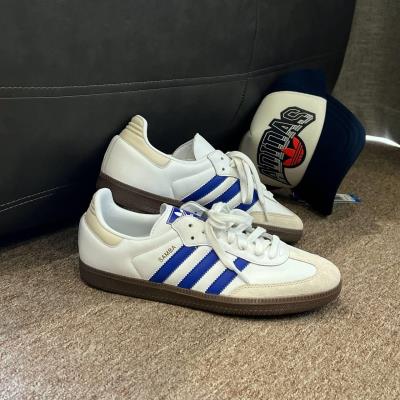 Giày Adidas Samba OG ''White Blue'' [JR0909]