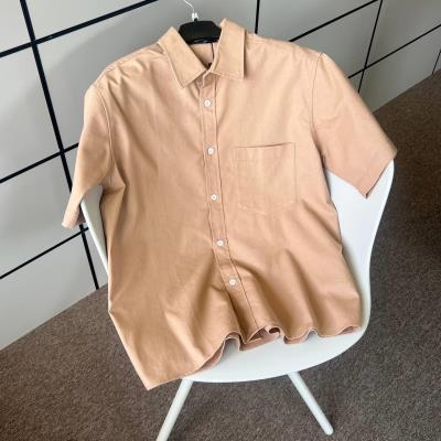 Áo Sơ Mi Francis Mantini Short Sleeve Brown