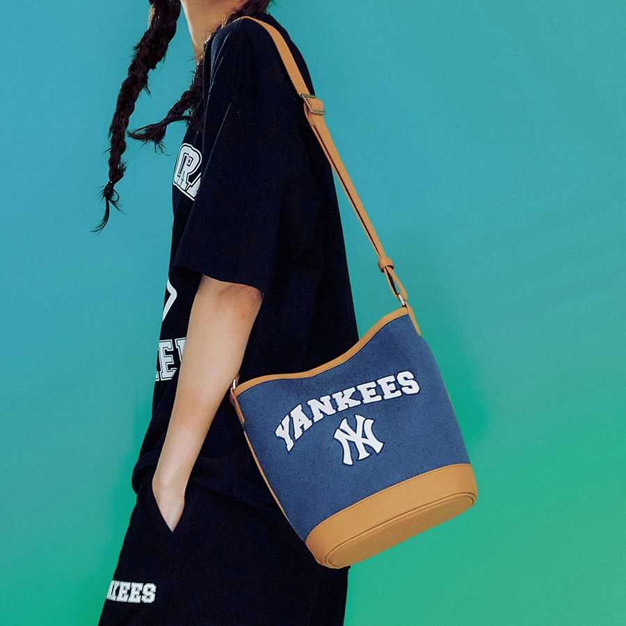 Minhshop.vn - Túi MLB Varsity Basic Canvas Bucket Bag New