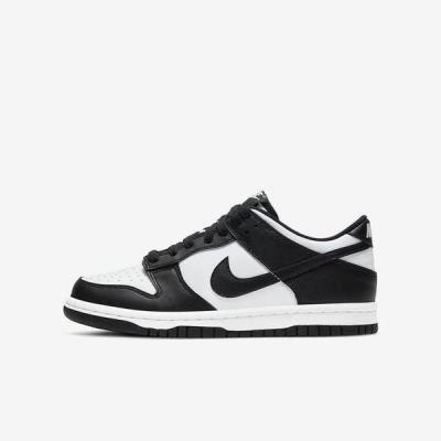 Giày Nike Dunk Low Retro GS ''White Black'' [CW1590 100]