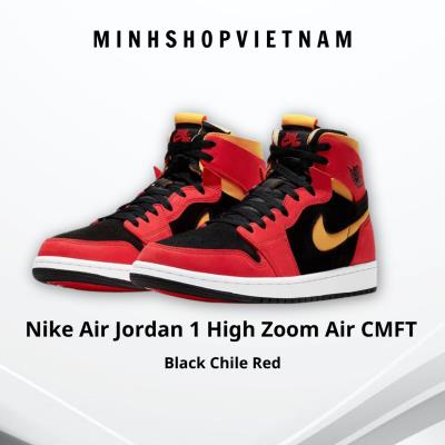 Giày Nike Air Jordan 1 High Zoom Air CMFT Black Chile Red ** [CT0978 006]