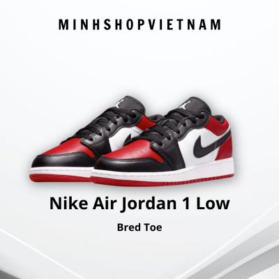 Giày Nike Air Jordan 1 Low 'Bred Toe' [553560 612] [O]