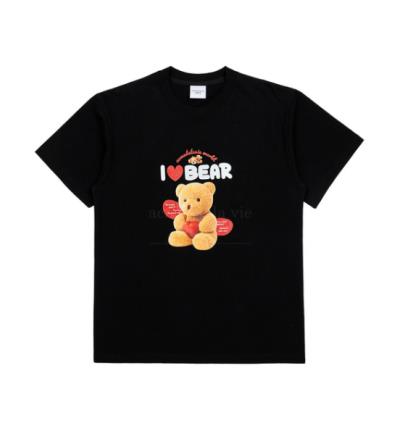 Áo Thun ADLV I Love Teddy Bear Black [Adlv22ss ssailt blk] (size S 50kg-70kg, size M 75kg-90kg)