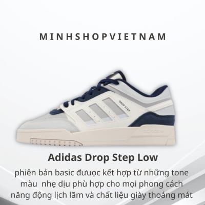 Giày Adidas Drop Step Low Off White Halo Blue [HQ7119]