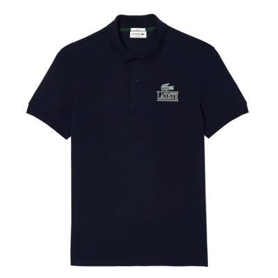 Áo thun Polo Lacoste Regular Fit Signature Print Navy [PH1136 51 166]