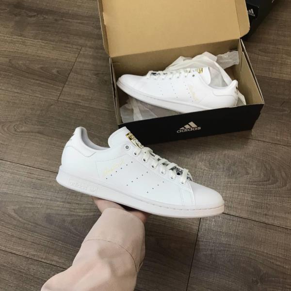 -8xxK Giày Adidas Stan Smith White Gold [h00307]