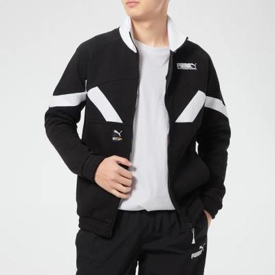 16104-Áo Khoác Puma Logo Sports Stand Collar Jacket Black