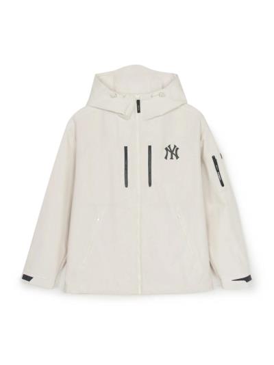 Áo khoác MLB GORPCORE MEGA LOGO 2L WINDBREAKER NEW YORK YANKEES WHITE [3AWJB0351-50CRM]