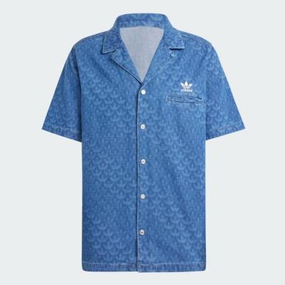 Áo Sơ Mi Adidas MONO SHIRT 'Blue' [ IX6731 ]