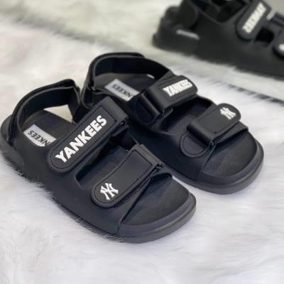 17359 - Giày Sandal MLB Kids Chunky New York Yankee Black